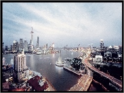 Rzeka, Shanghai, Miasto, Chiny